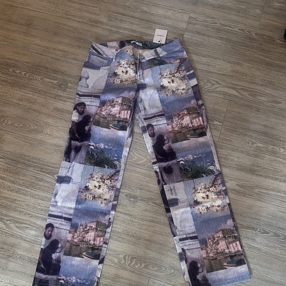 Miaou Graphic Print Pants